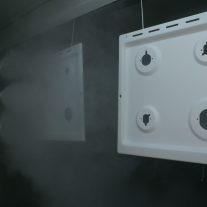 Powder-Enamel-Coating-Booth, Poudre-D'émail-Cabinet, Pulbere-Email-Cabinet, Порошковой-эмалью-Кабинет